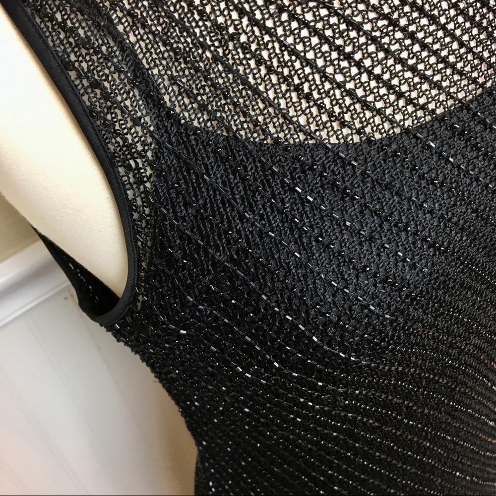 Vintage Beautiful Stenay Sheath w/ Beaded Overlay